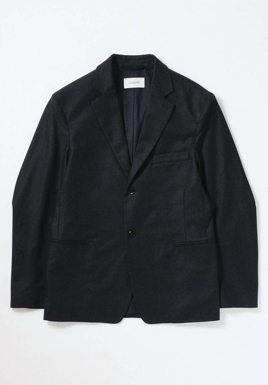 NEW LEMAIRE women's soft sb jacket in anthracite / grey